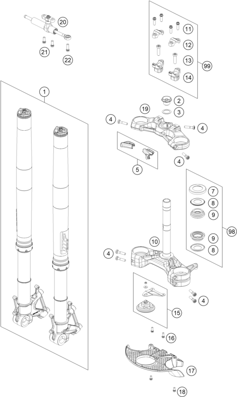 (image for) FRONT FORK TRIPLE CLAMP