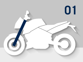 FRONT FORK DISASSEMBLED