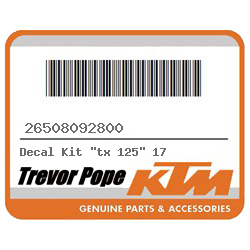 Decal Kit "tx 125" 17