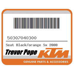 Seat Black/orange Sx 2000