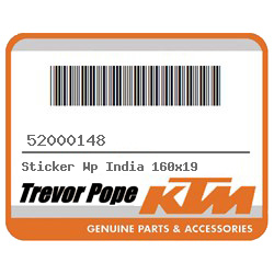 Sticker Wp India 160x19