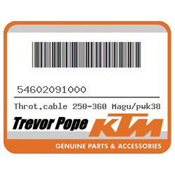 Throt.cable 250-360 Magu/pwk38