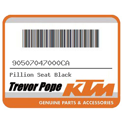 Pillion Seat Black